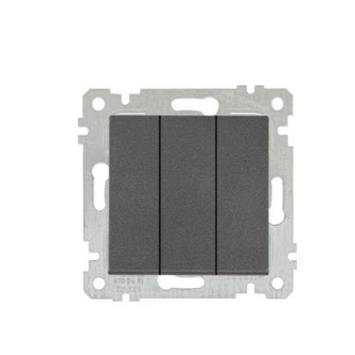 RİTA MEK TUŞ ÜÇLÜ ANAHTAR (KLİPSLİ) ANTRASİT 1